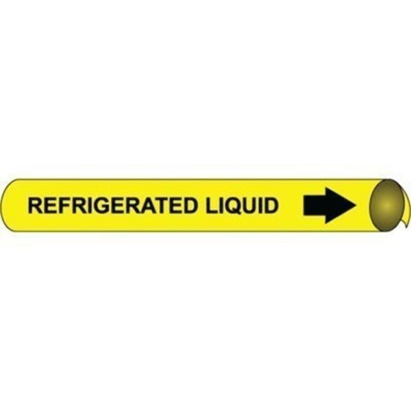 Pipemarker Strap-On, Refrigerated Liquid, NMC, Mfr# F4089